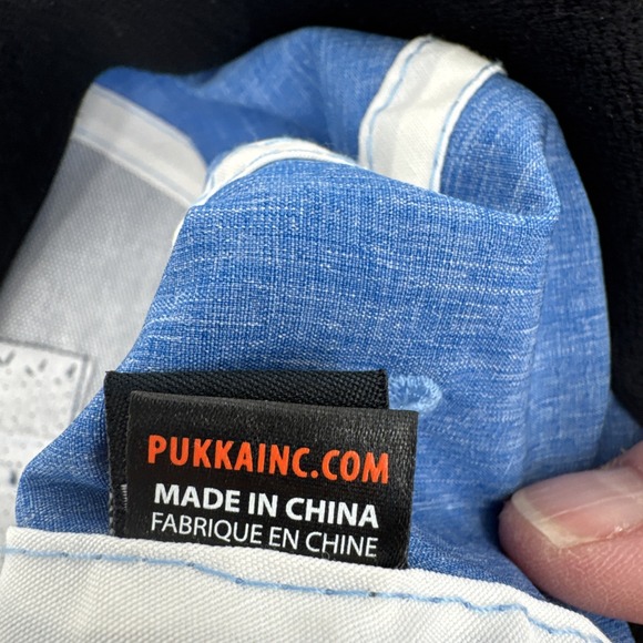 Hamilton Farms Golf Club Pukka Flex Cap Play Well Hat Blue Patch Stretch L/XL - Picture 11 of 12